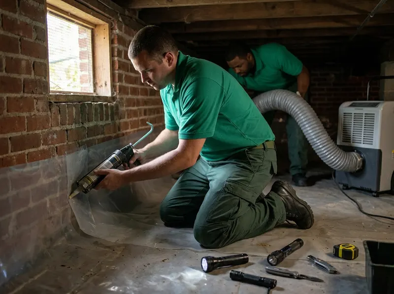 Crawlspace Encapsulation & Moisture Remediation in Baltimore, MD
