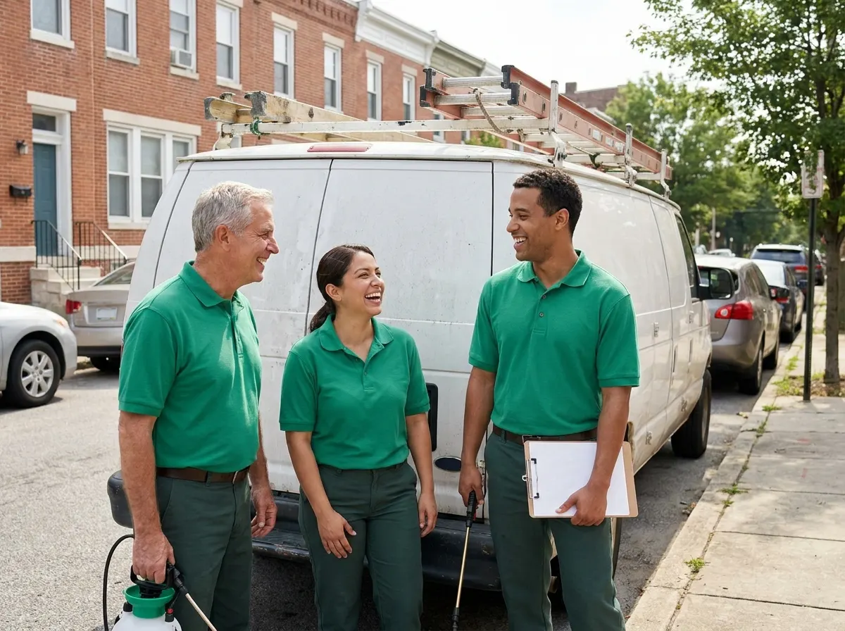Elvaron Pest Defense pest control service team in Baltimore, MD